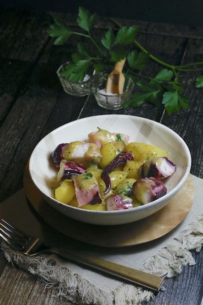 Poulpe en salade